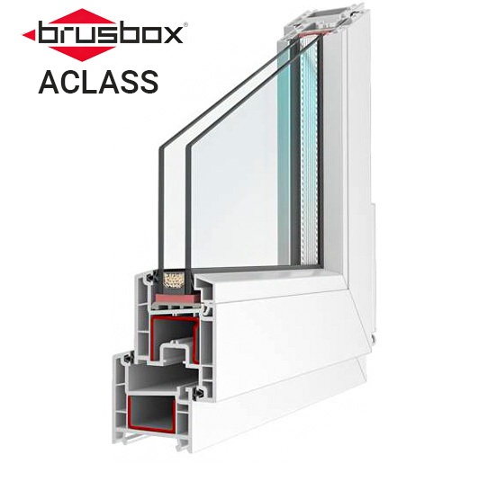 Пластиковый оконный профиль Brusbox ACLASS