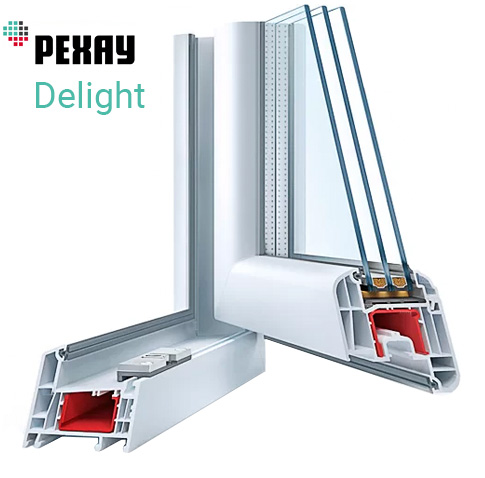 Пластиковый оконный профиль Rehau Delight (Рехау Делайт)